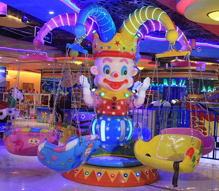 兒童旋轉(zhuǎn)設(shè)備歡樂(lè)飛椅樂(lè)園實(shí)拍